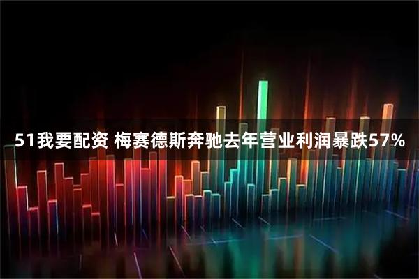 51我要配资 梅赛德斯奔驰去年营业利润暴跌57%